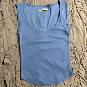 We The Free sky blue tank top